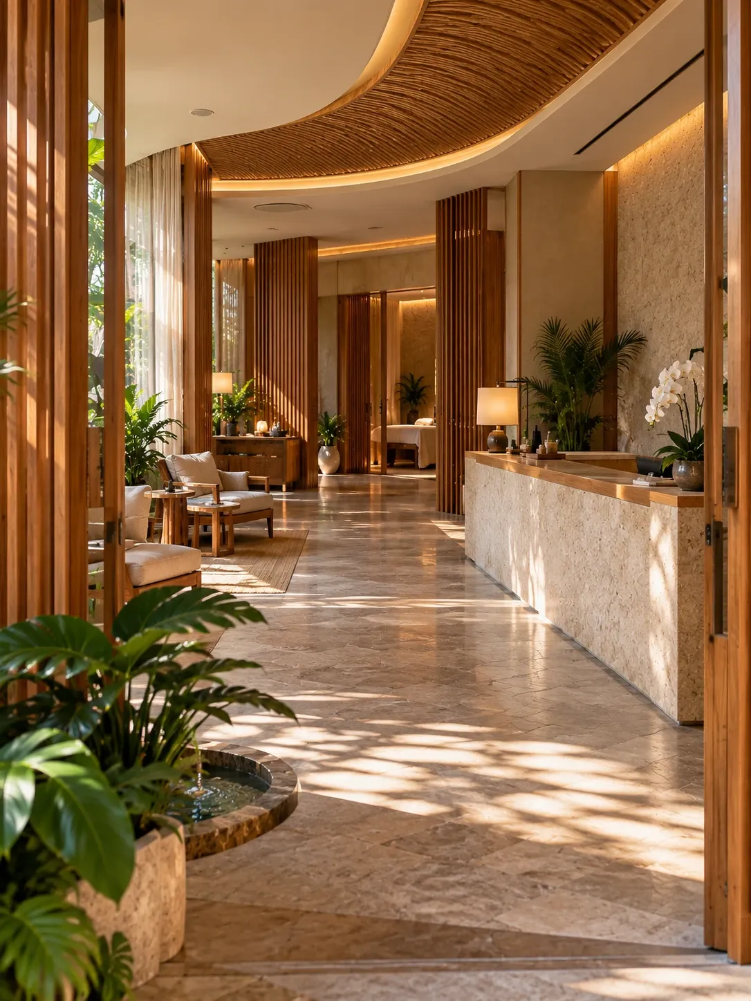 Spa Entrance